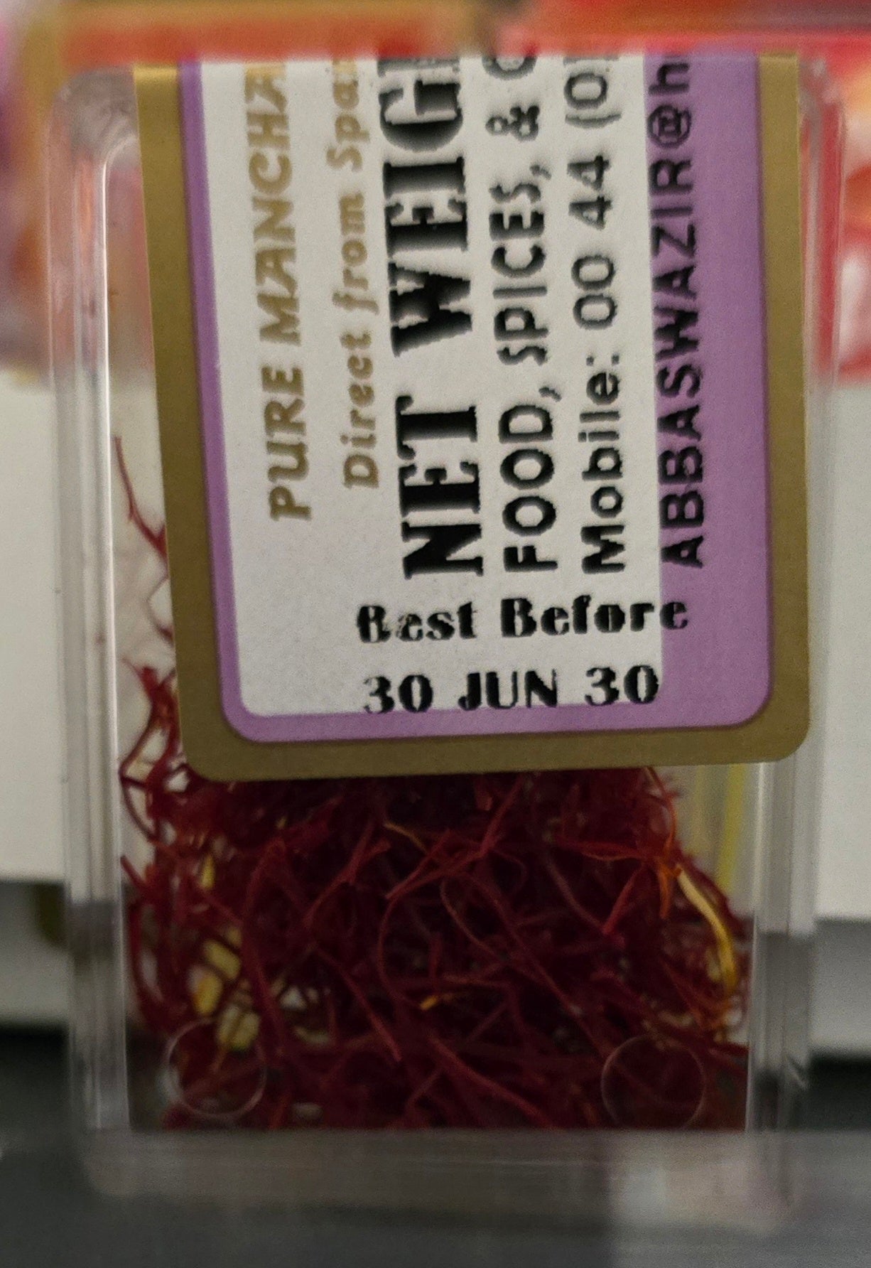 Saffron 1g Pure Spanish