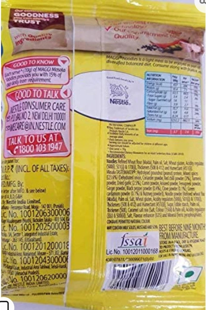 Maggi NOODLES MASALA ( 5 FOR £1.00 )