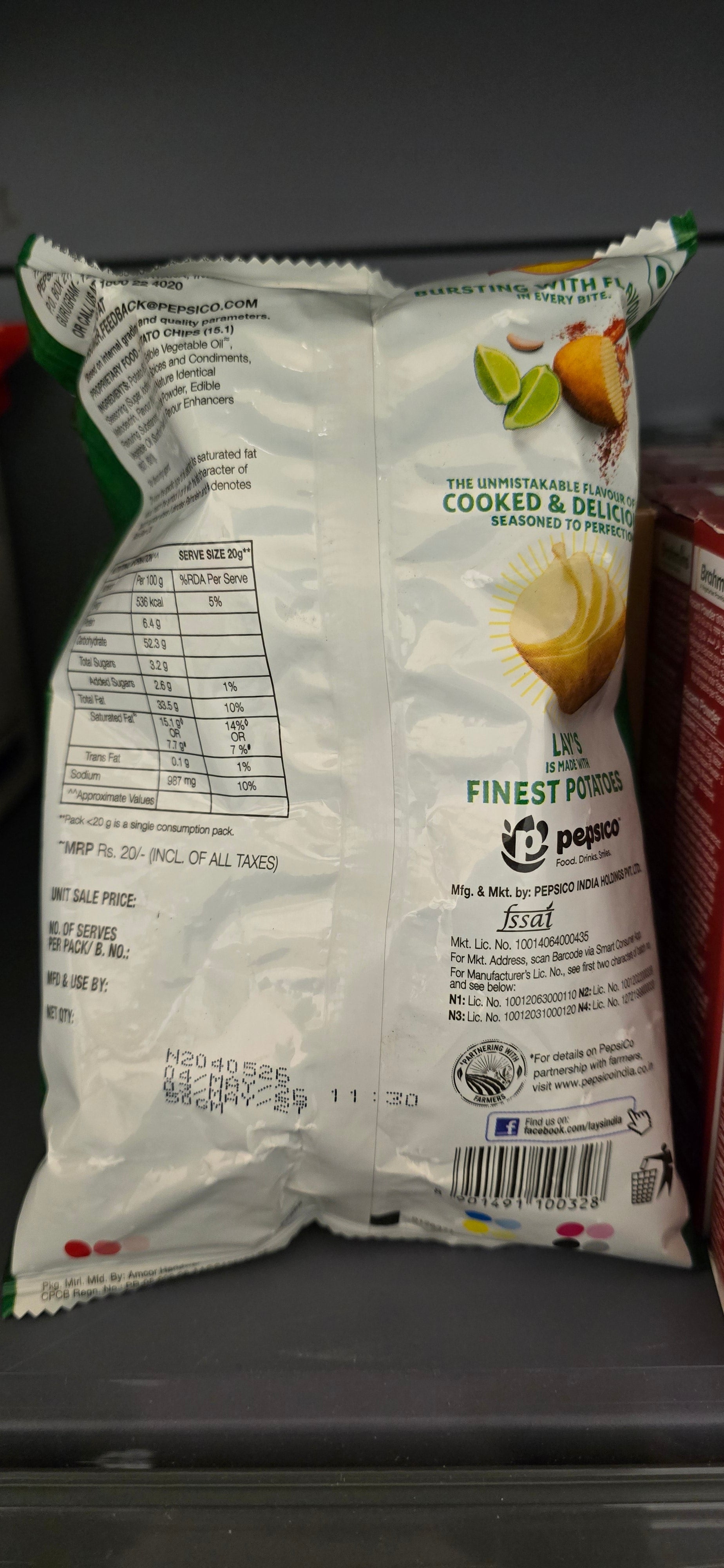 Lays CHILLI LEMON