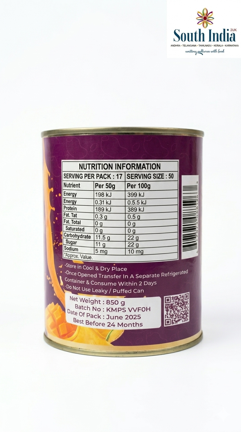 Mitram Kesar Mango Pulp 850 G