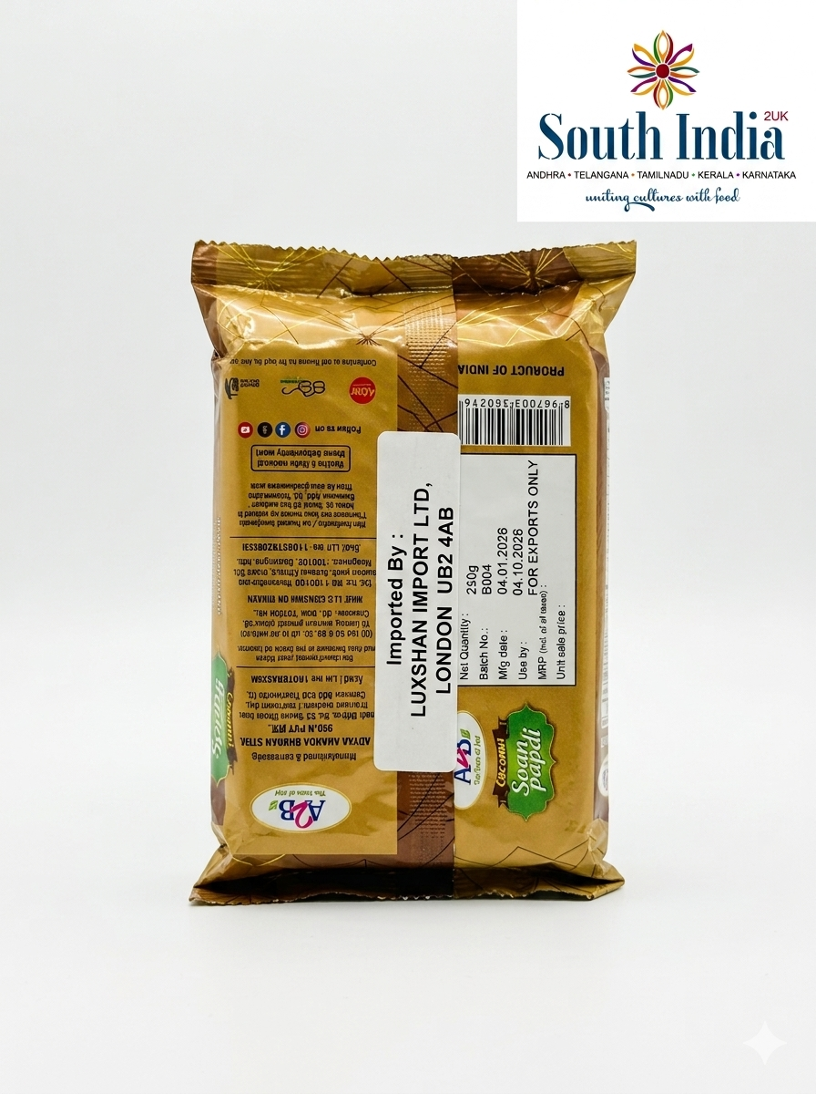 A2B Coconut Soan Papdi 250G