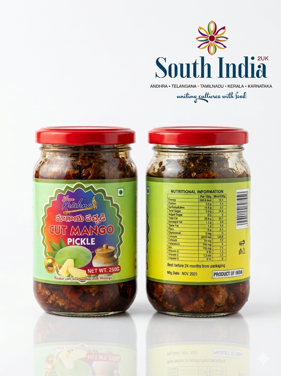 Shree Krishna ( Andhra ) Cut Mango Pickle 250G