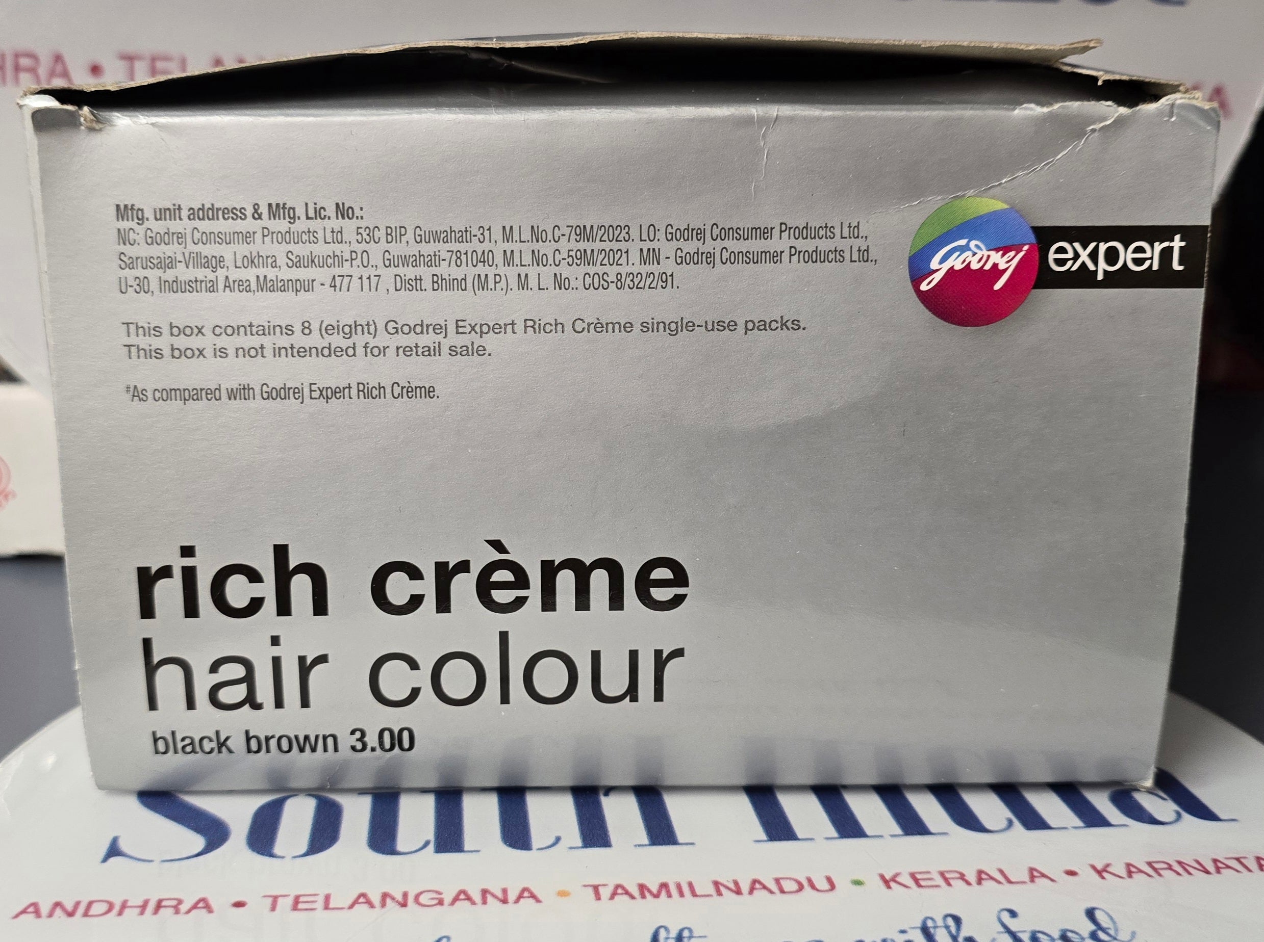 Godrej Expert Rich Creme Hair Colour Black Brown
