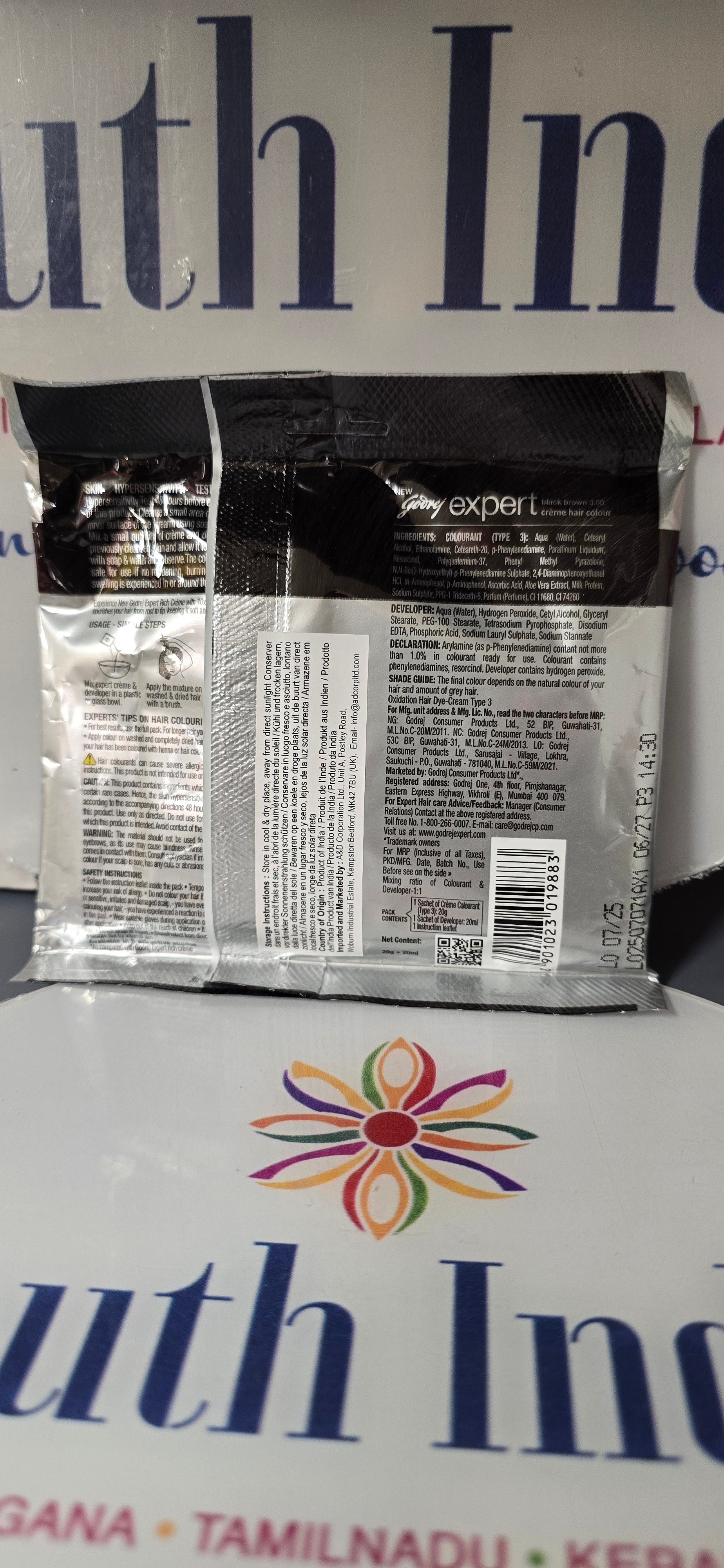 Godrej Expert Rich Creme Hair Colour Black Brown