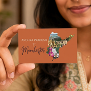 South India to UK State Journey Fridge Magnet - Bundle
