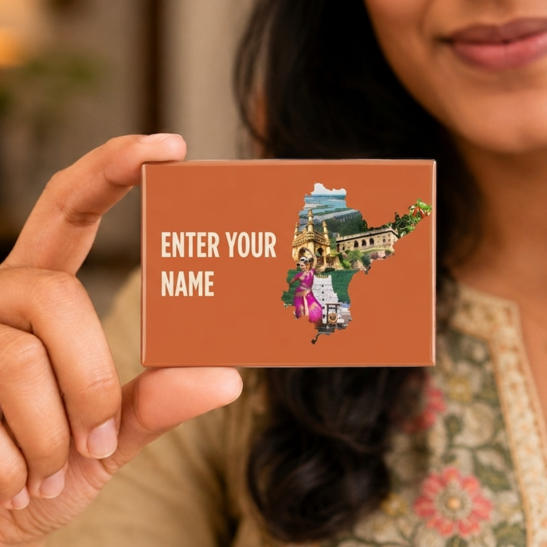 South India to UK State Journey Fridge Magnet - Bundle