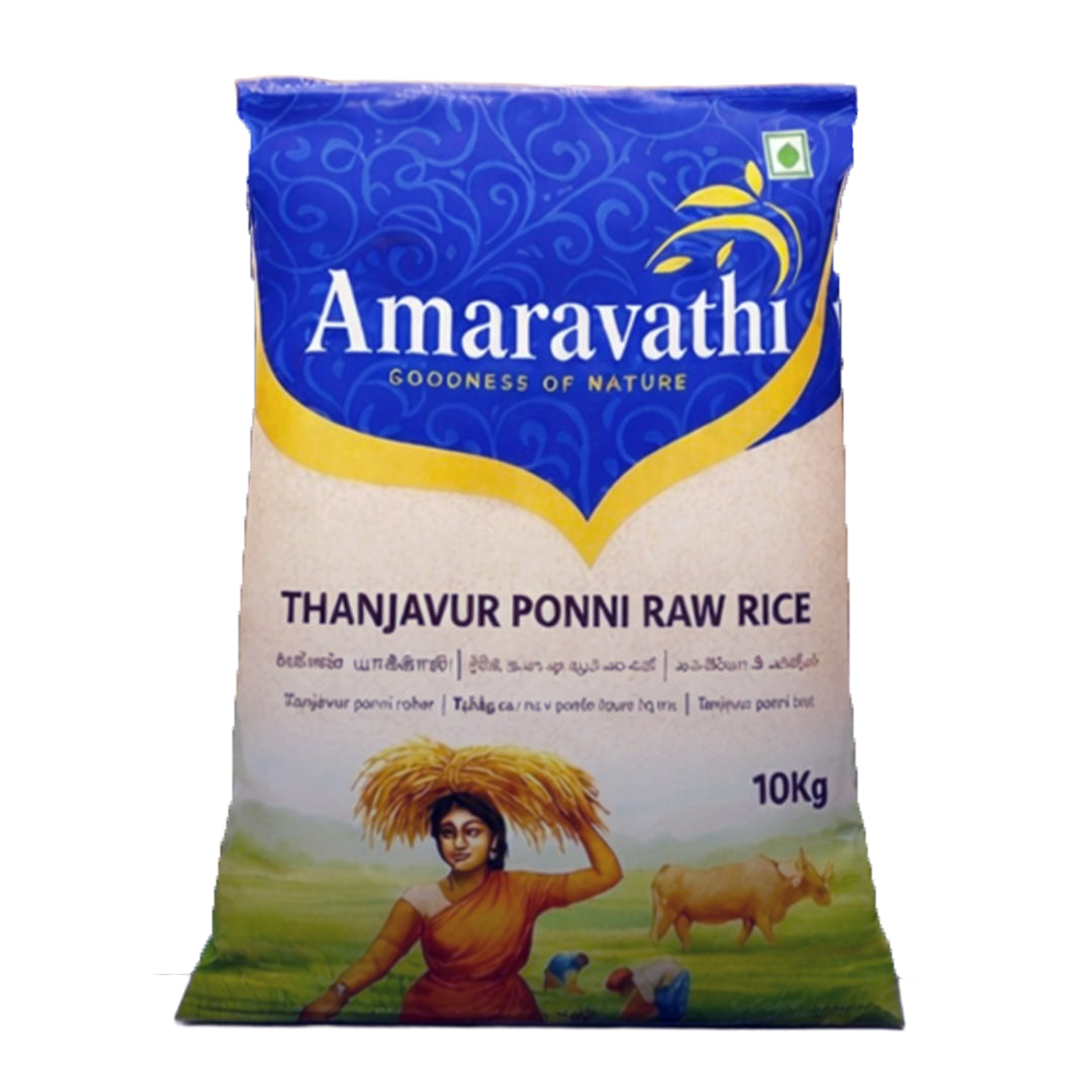 Amaravathi Thanjavur Ponni Raw Rice 10Kg