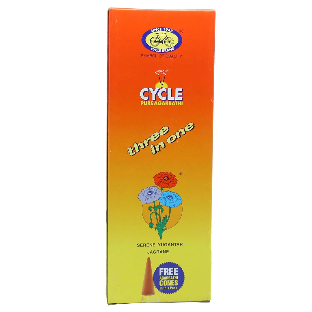 Cycle 3 In 1 Agarbatti 100G