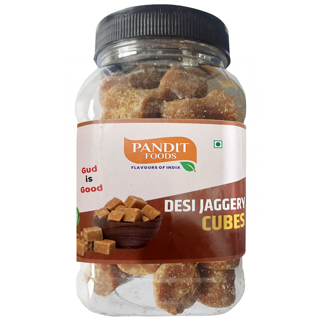 Pandit Foods Desi Jaggery Cubes - 450 G