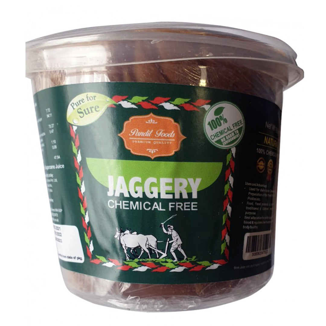 Pandit Foods Jaggery Chemical Free - 950 G