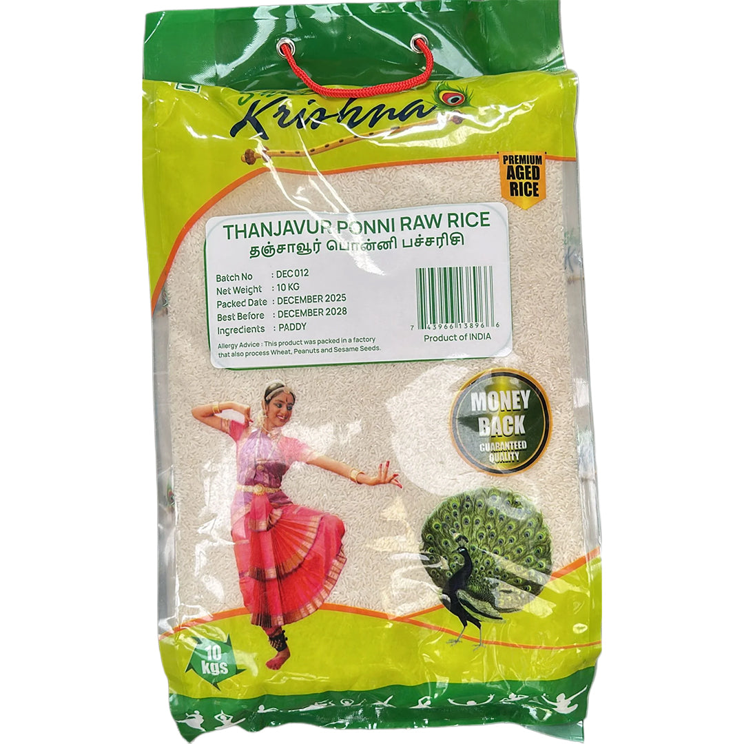 Shree Krishna Ponni Raw Rice 10Kg
