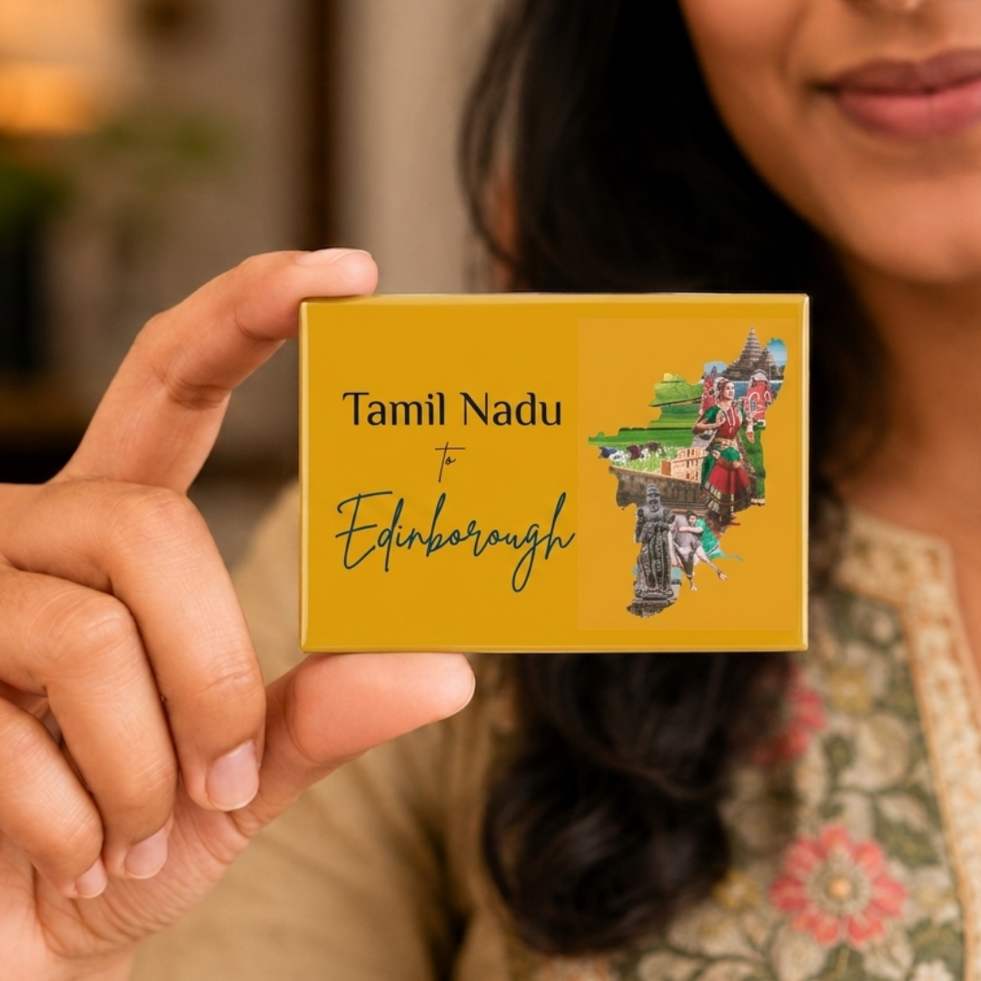 South India to UK State Journey Fridge Magnet - Bundle