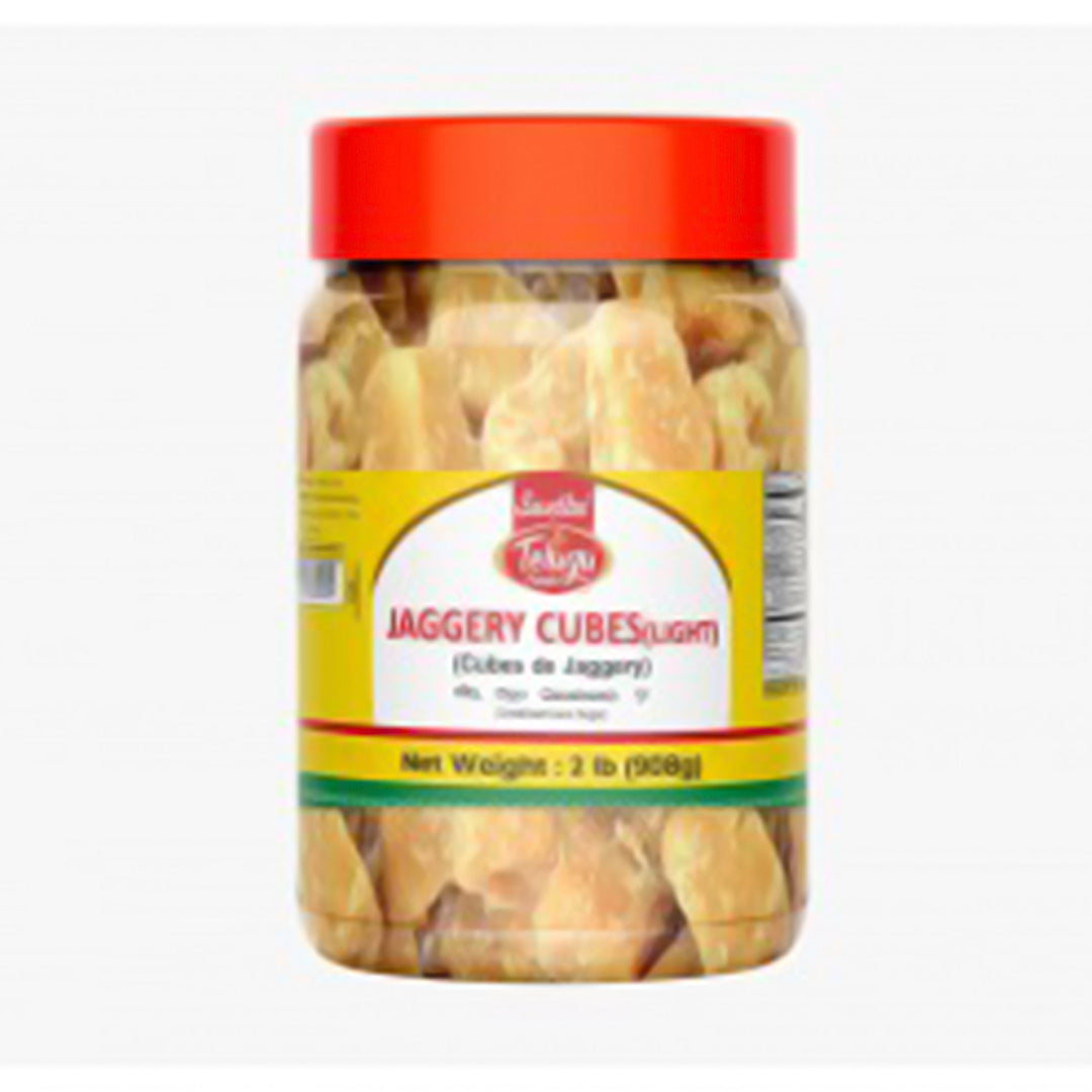 Telugu Foods Jaggery Cubes Light - 1 Kg