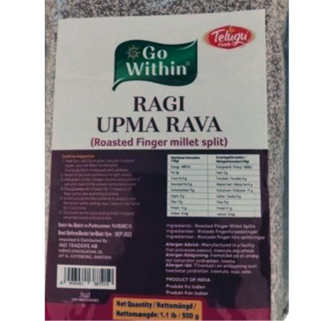 Telugu Foods Ragi Upma Rava - 500 G