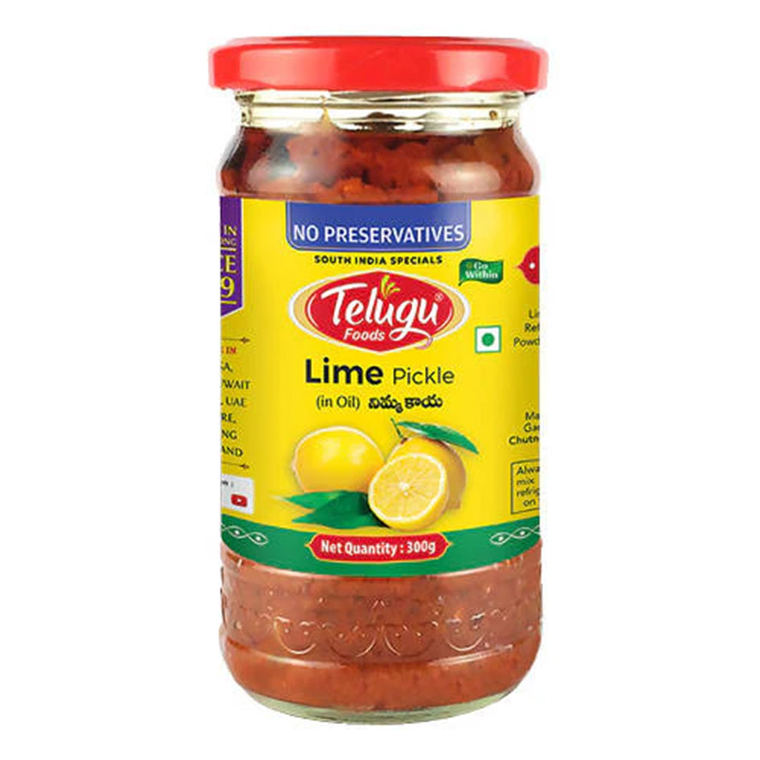 Telugu Foods Lime In Oil Pickle 300 G