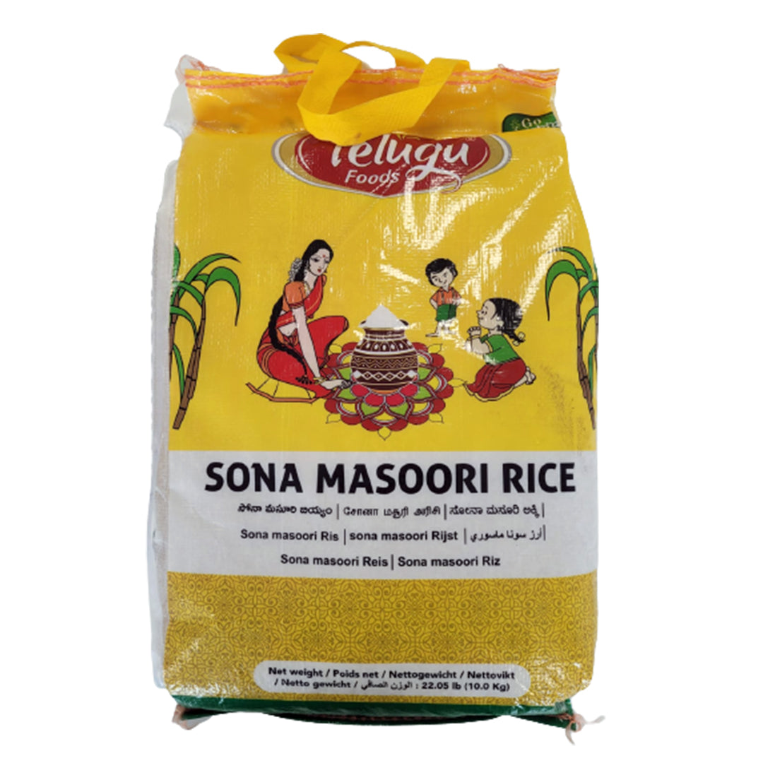 Telugu Foods Sona Masoori Rice - 10 Kg
