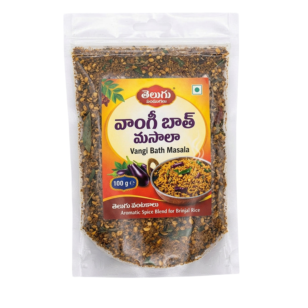 Telugu Foods Vangi Bhath Masala - 100 G