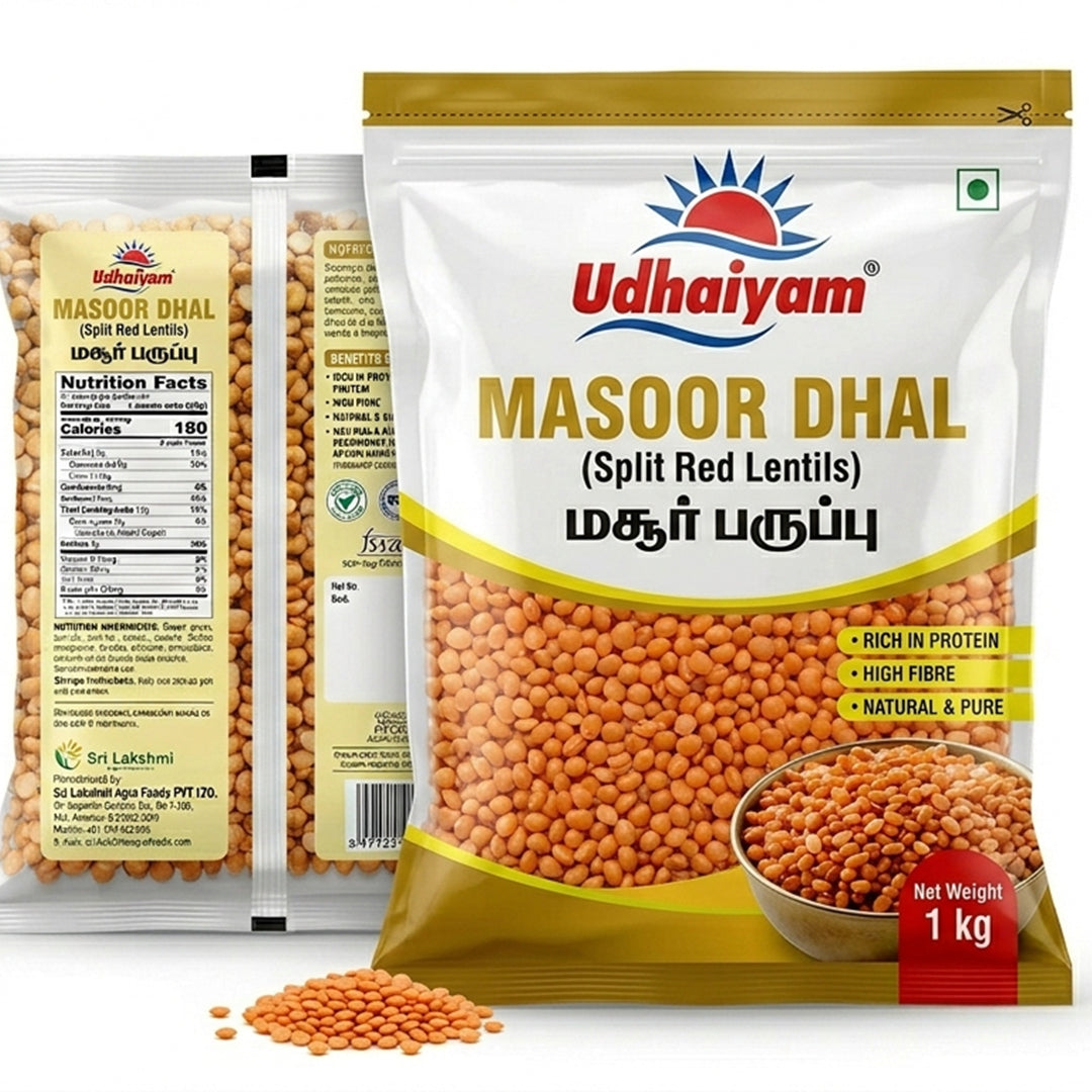 Udhaiyam Masoor Dhal 1Kg